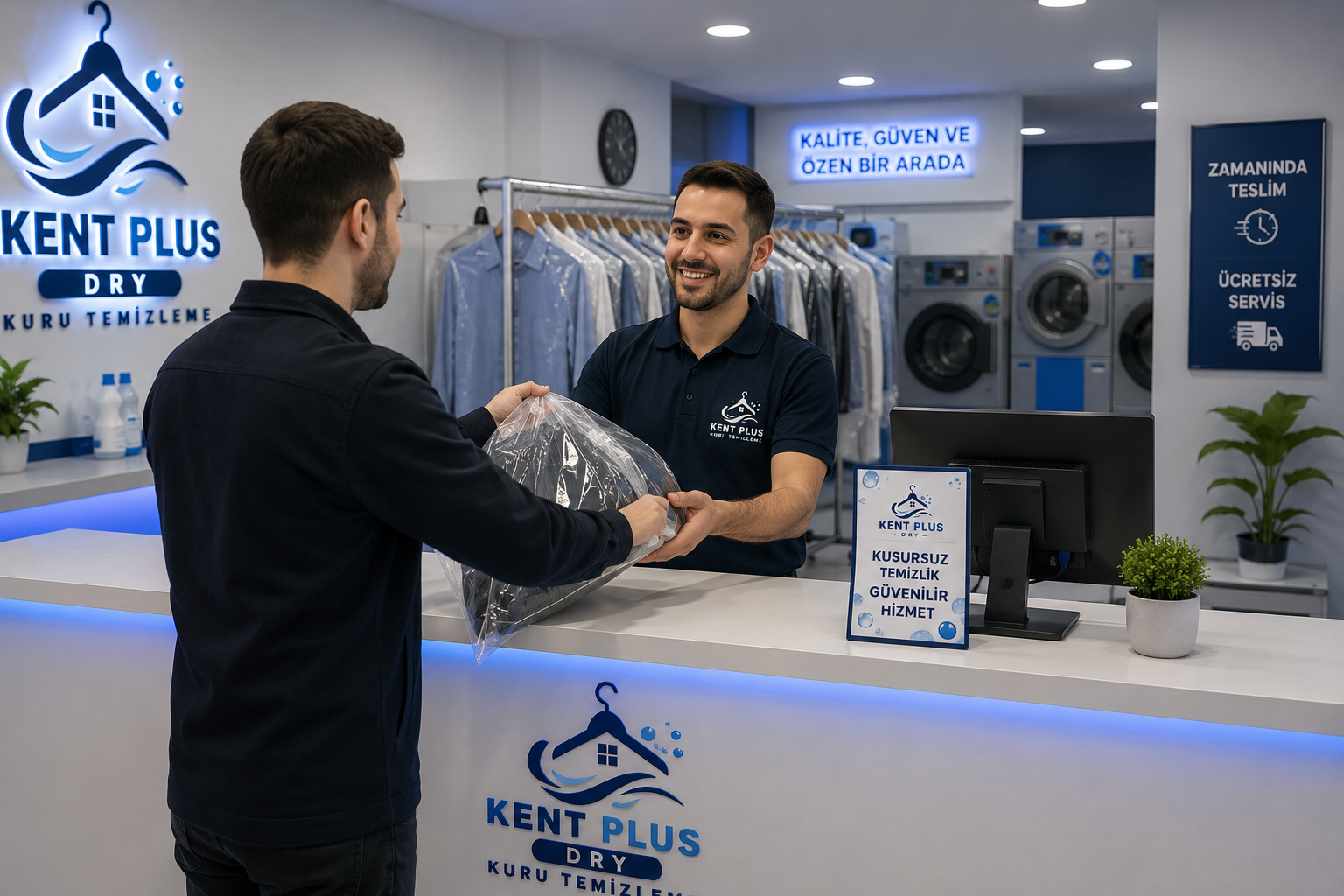 KentPlus Dry profesyonel tekstil bakım hizmeti
