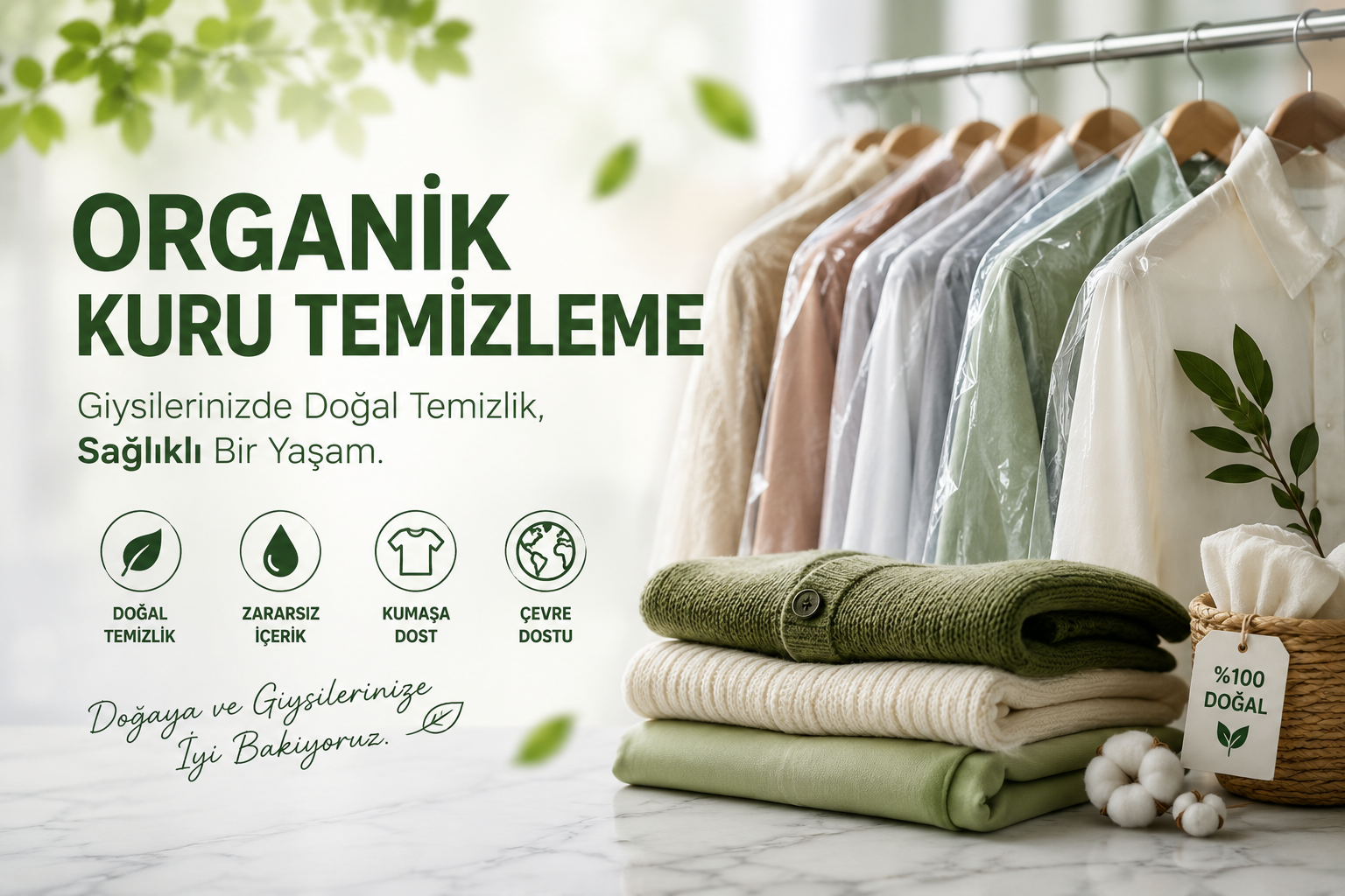 KentPlusDry organik kuru temizleme ve profesyonel tekstil bakımı