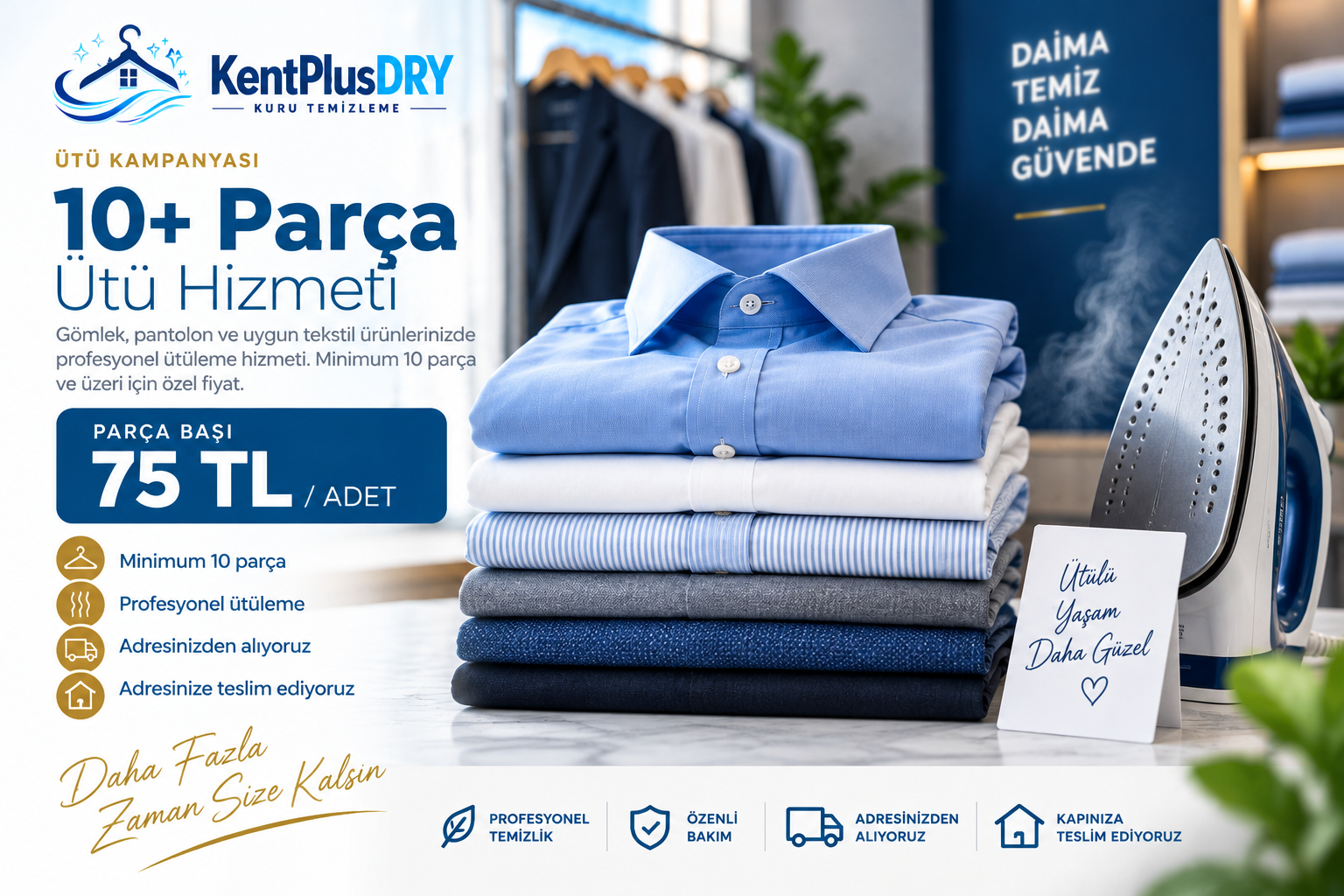 10+ Parça Ütü Kampanyası
